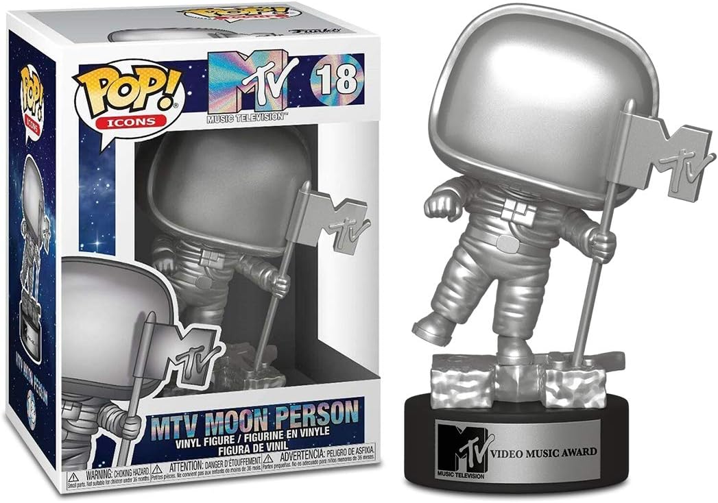 Funko Pop! AD Icons: MTV - MTV Moon Person, Multicolor