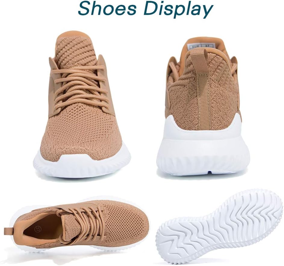 Akk Womens Walking Shoes - Slip On Tennis Running Shoes Memory Foam Lightweight Work Sneakers for Indoor Outdoor Gym - Image 3