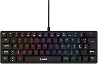Teclado Mecânico Gamer Evolut EG223 CYPHER, 60%, Switch Brown, ABNT2, 17 Modos de LED, Anti-Ghosting 22 Teclas