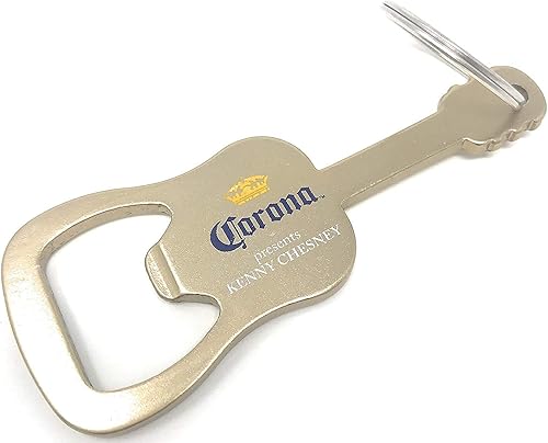 Corona Llavero abrebotellas con forma de guitarra