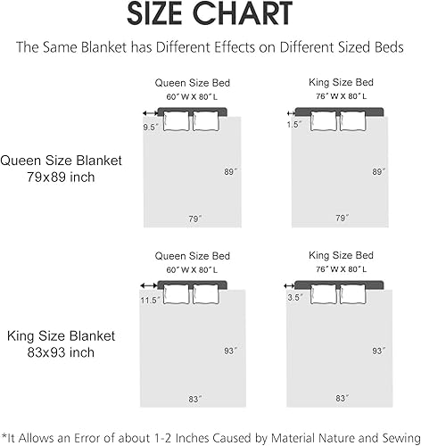 Miniatura 3 de JML - Manta de felpa de raschel, manta de visón coreano, suave, 2 capas de forro polar impreso