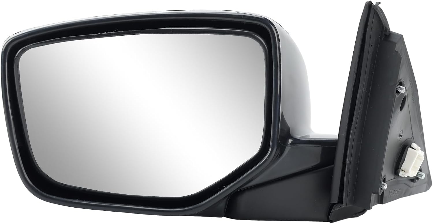 Left Driver Side Mirror Compatible with Honda Accord 2008 2009 2010 2011 2012 Power Manual Folding Heated Door Mirrors Paint to Match 5 Pins