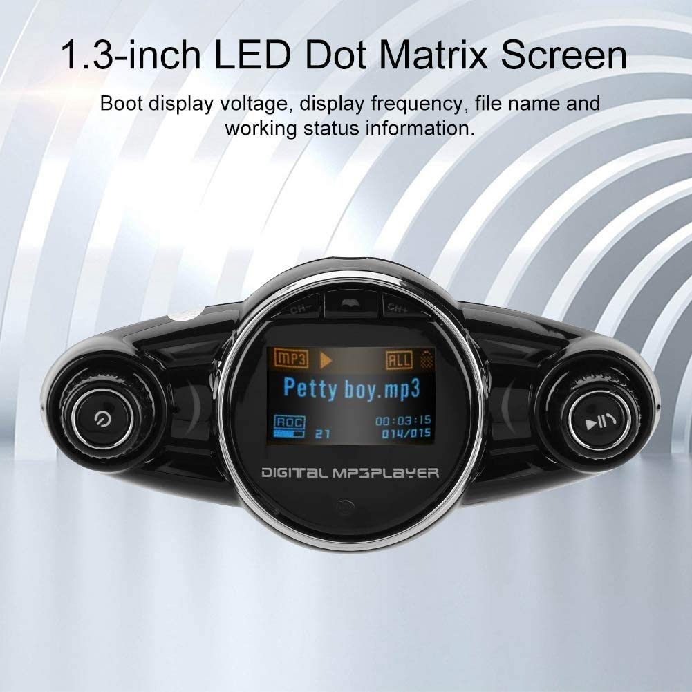 Audio de automóvil, Transmisor USB FM de Bluetooth, Adaptador de Audio de Coche de Manos Libres inalámbrico Player MP3 Port Port Cargador de automóvil con Pantalla LED