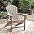 Signature Design by Ashley Sundown Treasure Outdoor Patio HDPE Adirondack Chair, Light Brown