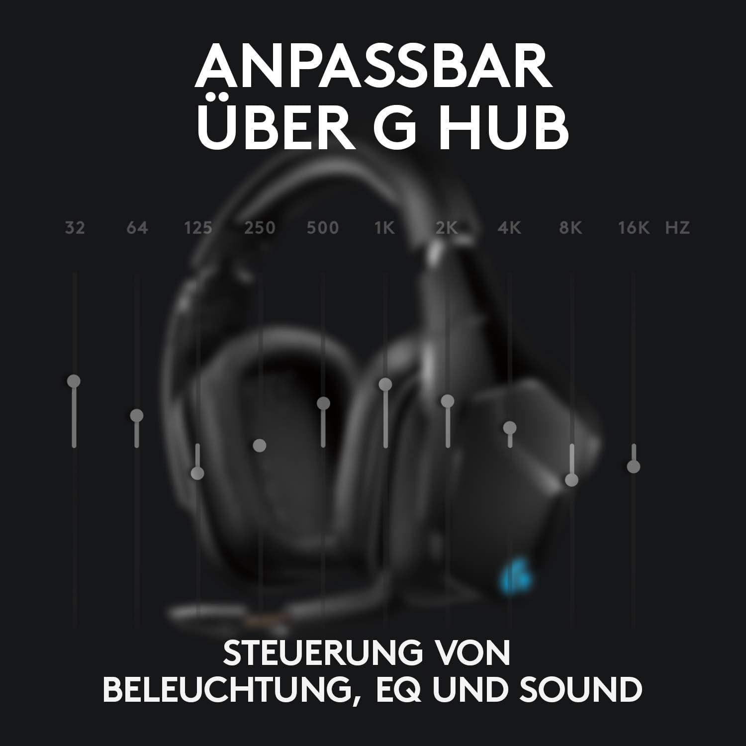 Natur Pur LieferAlles E.C. G935 bezprzewodowy zestaw słuchawkowy do gier z LIGHTSYNC RGB, 7.1 Surround Sound, DTS Headphone: X 2.0, sterownik 50 mm, połączenie bezprzewodowe, PC/Xbox One/PS4/N Switch