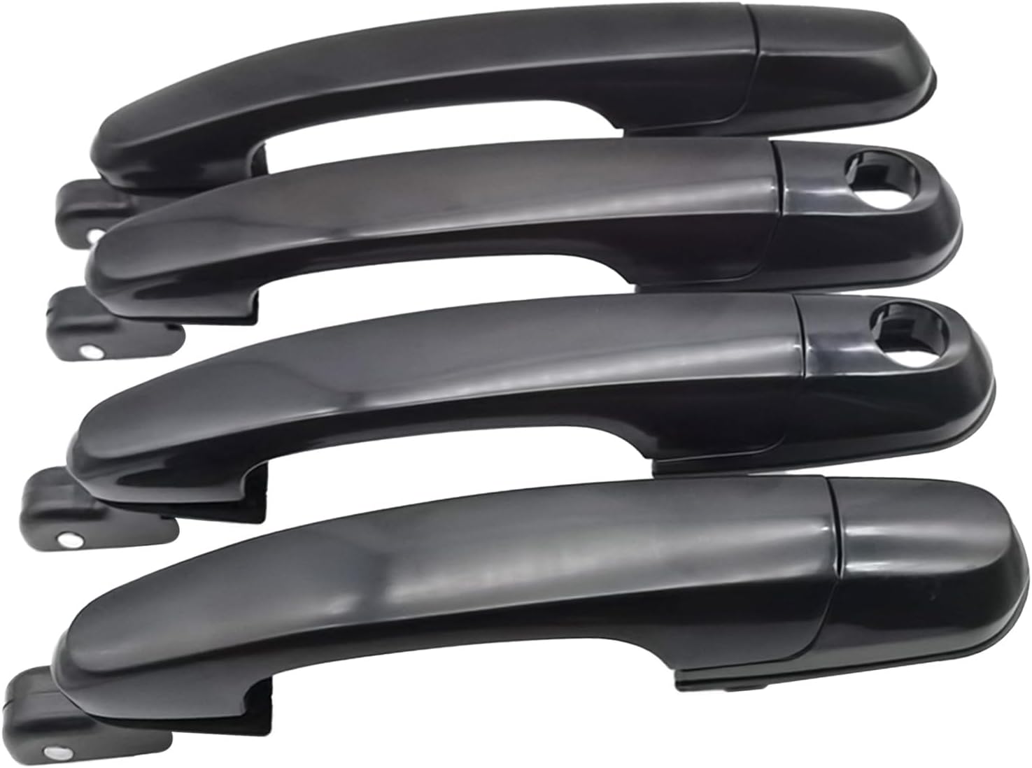 Set of 4 Exterior Door Handles Compatible with Hyundai Tucson 2005 2006 2007 2008 2009, Front and Rear Left Drive & Right Passenger Side Replaces# 82650-2E000 82660-2E000