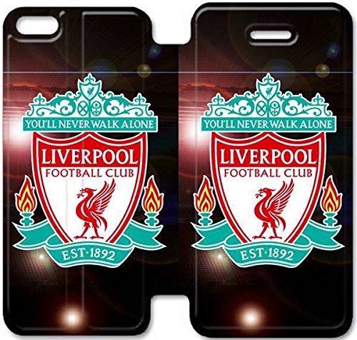 Robin Tiefenthaler Etui na telefon iPhone 5 5s, NSDFIUOSY5855 Etui z klapką i podstawką do iPhone'a 5 5s - Logo Liverpoolu