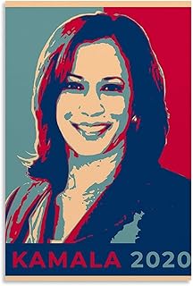 TSALF Kunstdruck Poster Kein Rahmen Afroamerikanische Frauen in der Politik Kamala Harris Celebrity Dekorative Leinwand Wandkunst Wohnzimmer Poster Schlafzimmer 60x90cm