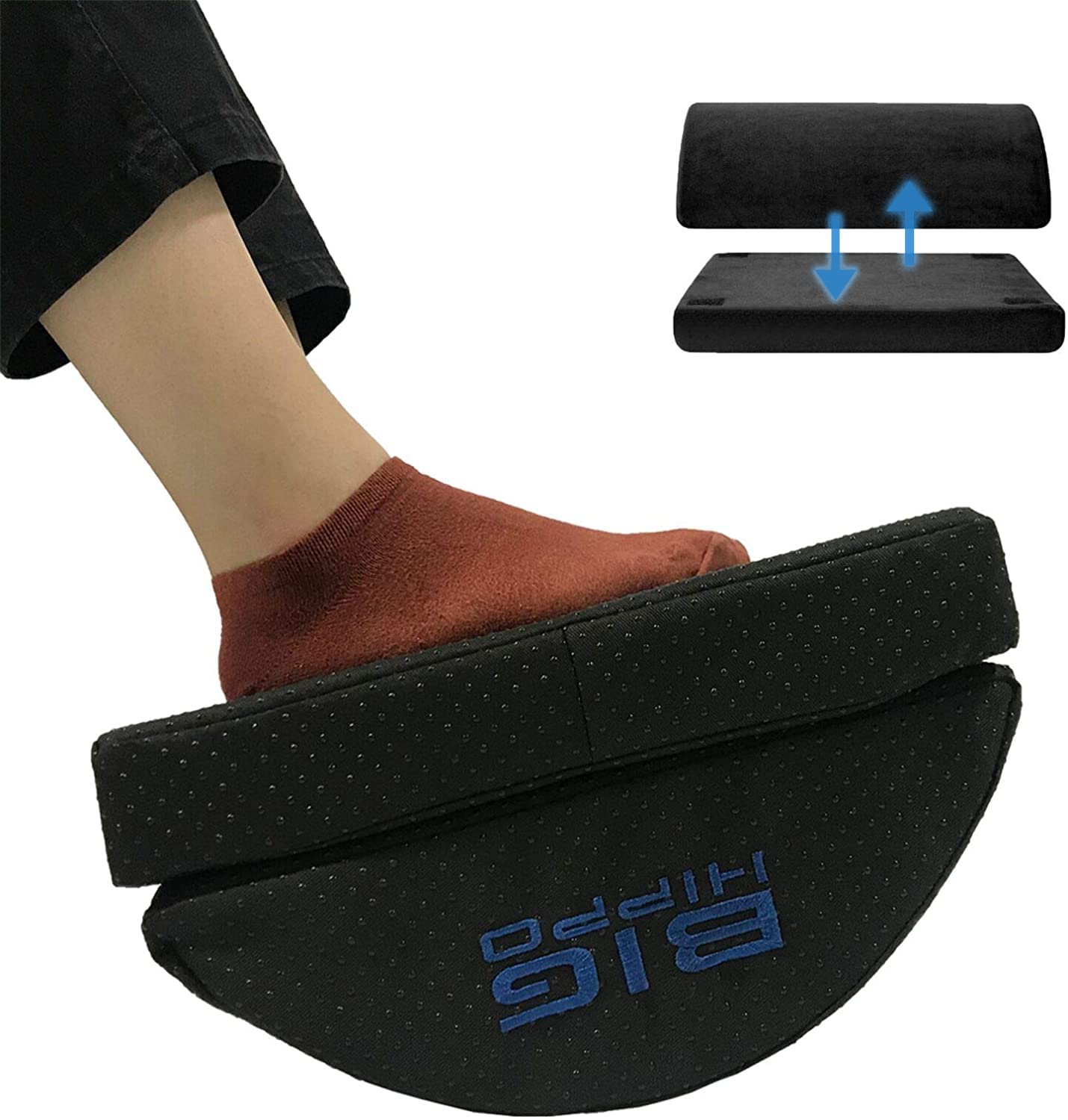 Buy Big Hippo Adjustable Under Desk Footrest Ergonomic Foot Rest with