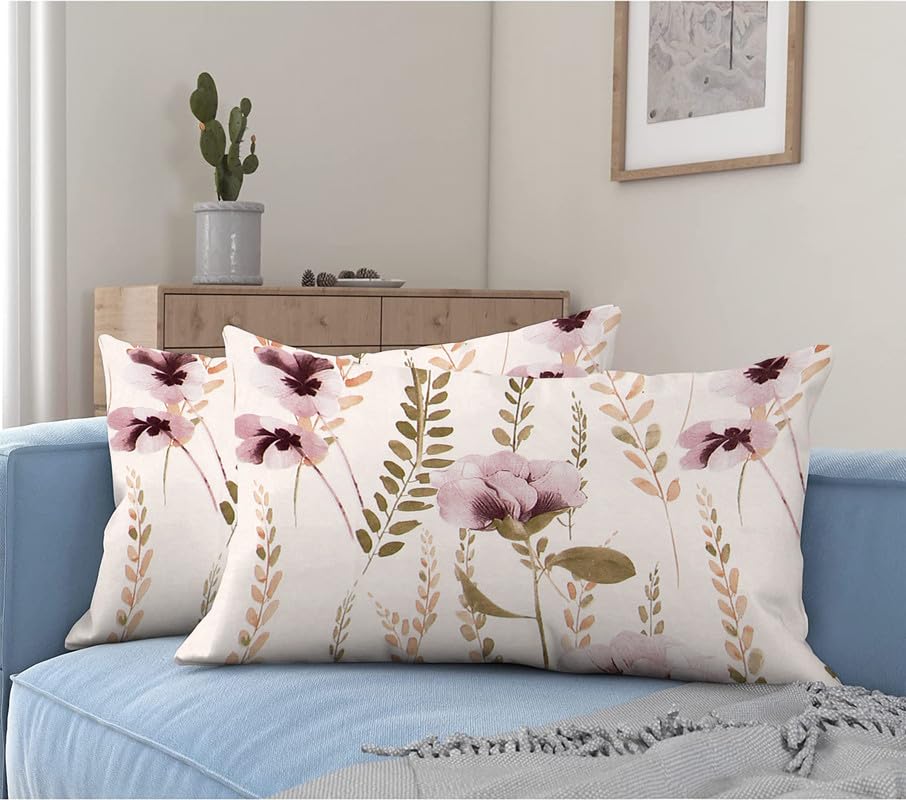 Image of la'amour Cotton All Round Elastic Fitted Bedsheets with 1 Pillow Cover|Single Mattress Bed Breathable| Longlasting | Supersoft Size - 36 x 72 + 6 inches (Color -White Green)