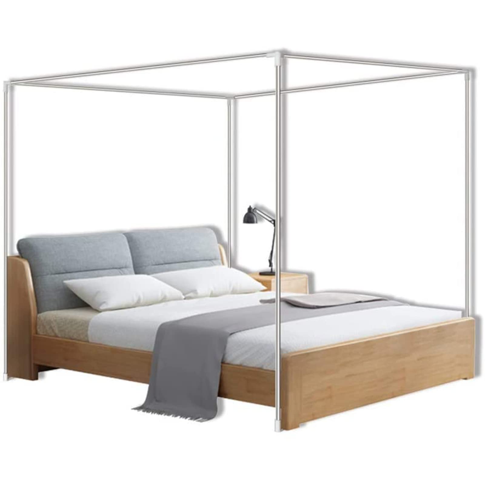 Soporte de mosquitero de acero inoxidable de 25m para camas de cuatro esquinas