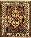 Flor: Wolle, Kette: Baumwolle Nain Trading Afghan Ersari 185x159 Orientteppich Teppich Braun Handgeknüpft Afghanistan