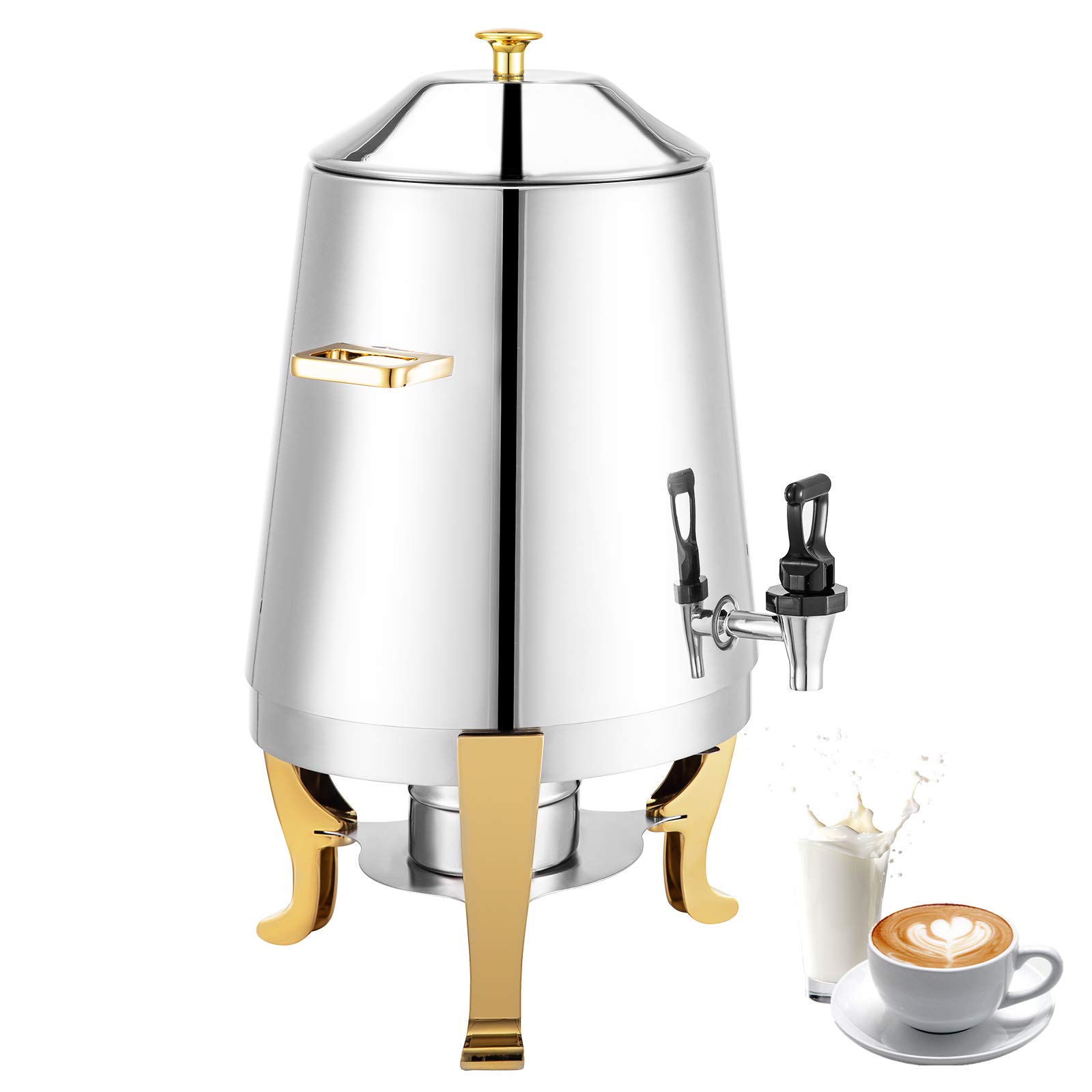 Buy VBENLEM Chafer Urn 3 Gallons Coffee Chafer Urn Spirit Lamp Heating