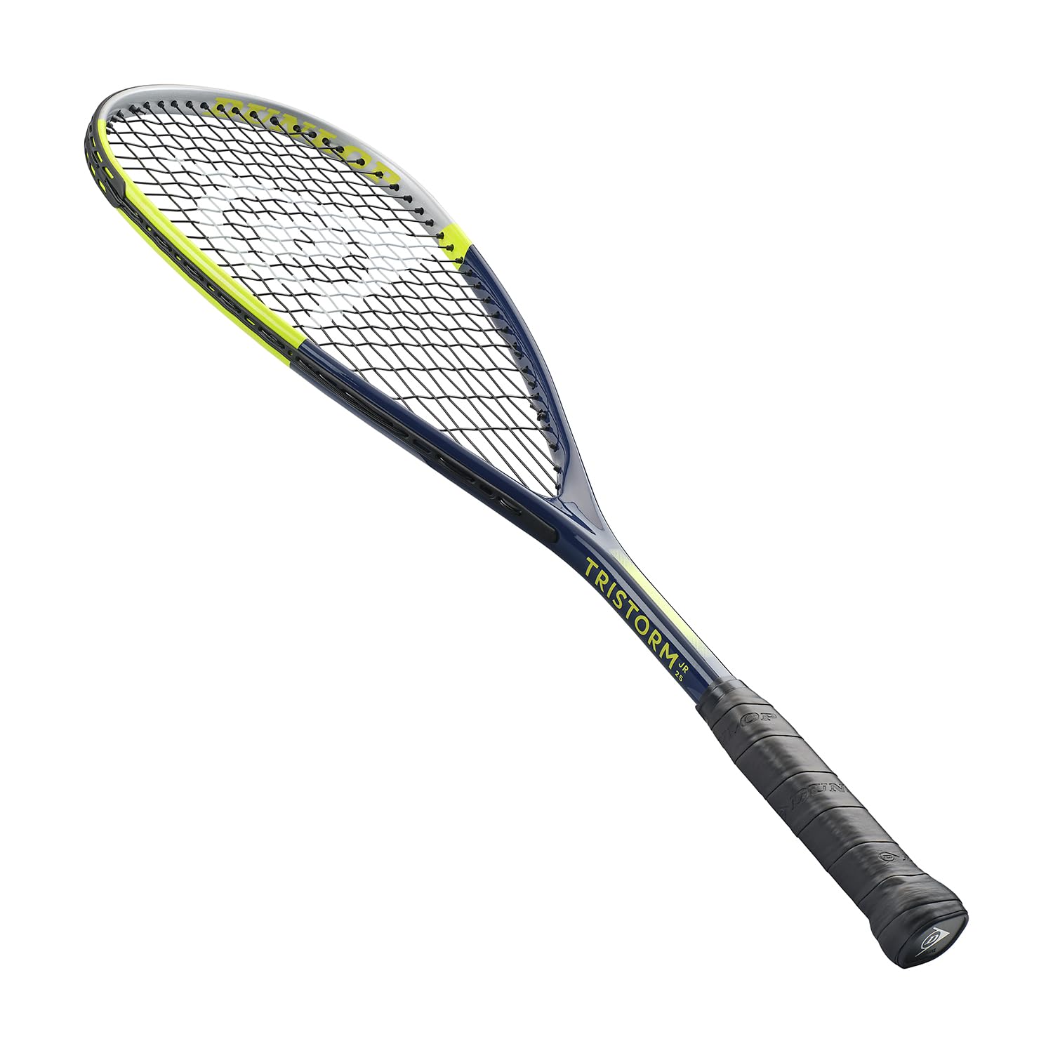 Dunlop Sports TRISTORM JR 25 Raquette de Squash Bleu foncé/Jaune/argenté