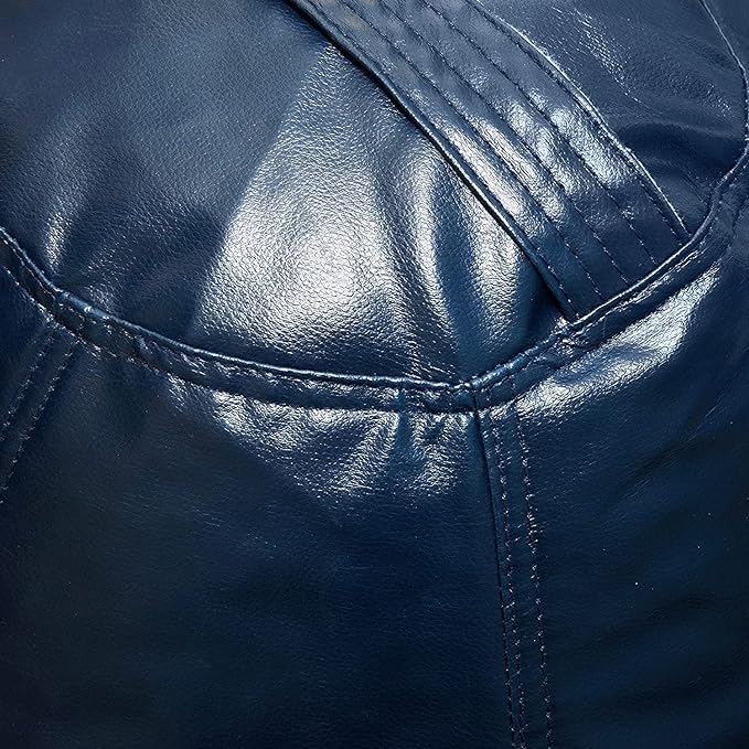 Image of Cover 4XL Without Beans with Footrest and Cushion Lounge Chair Luxury Bean Bag Cover with Footrest Without Beans 4XL (Without Fillers) (Berry Blue)
