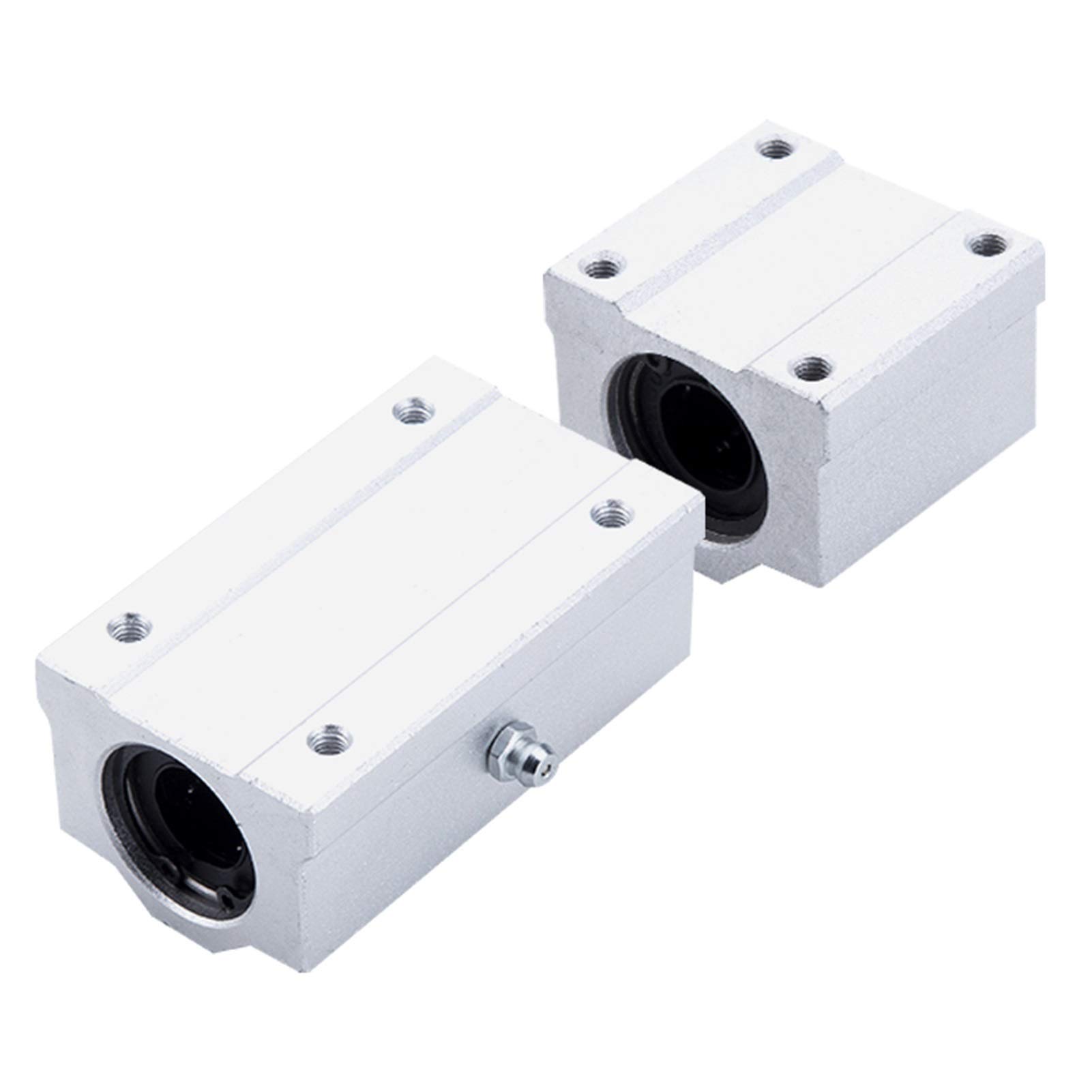 2 Stück Linearbewegungslagerschlitten, Modell-Nr. SCS8LUU, SCS10LUU, SCS12LUU, SCS16LUU, SCS20LUU, hauptsächlich for CNC-Teile, 3D-Druckerteile, Präzisionsmaschinenwerkzeuge verwendet (Size : SCS8LUU
