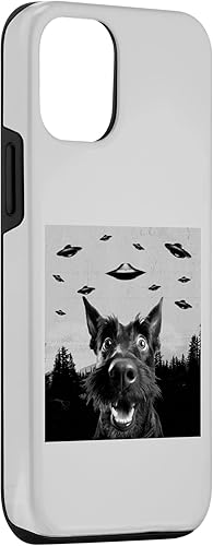 Miniatura 3 de iPhone 13 Pro Alien UFO Funny Scottish Terrier Dog Lover Hombres Mujeres Niños Caso