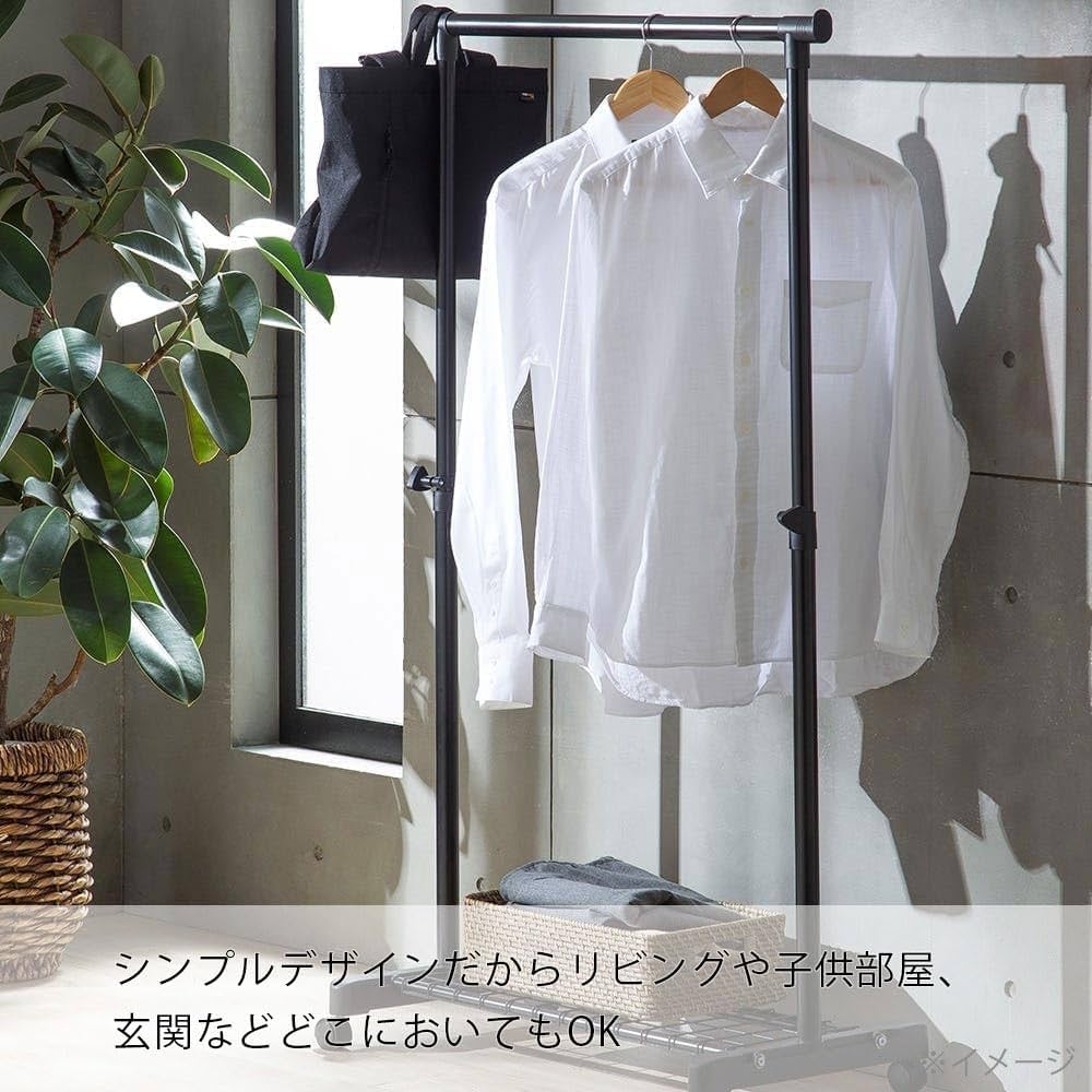 値下げ　棚付き　ハンガーラック　シャビーシック 値下げ 棚付き ハンガーラック シャビーシック 値下げ 棚付き