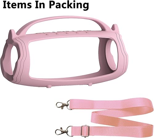 Miniatura 31 de Funda de silicona compatible con altavoz Bluetooth portátil JBL Charge 4/5, funda suave para altavoces Bluetooth JBL Charge 4/5