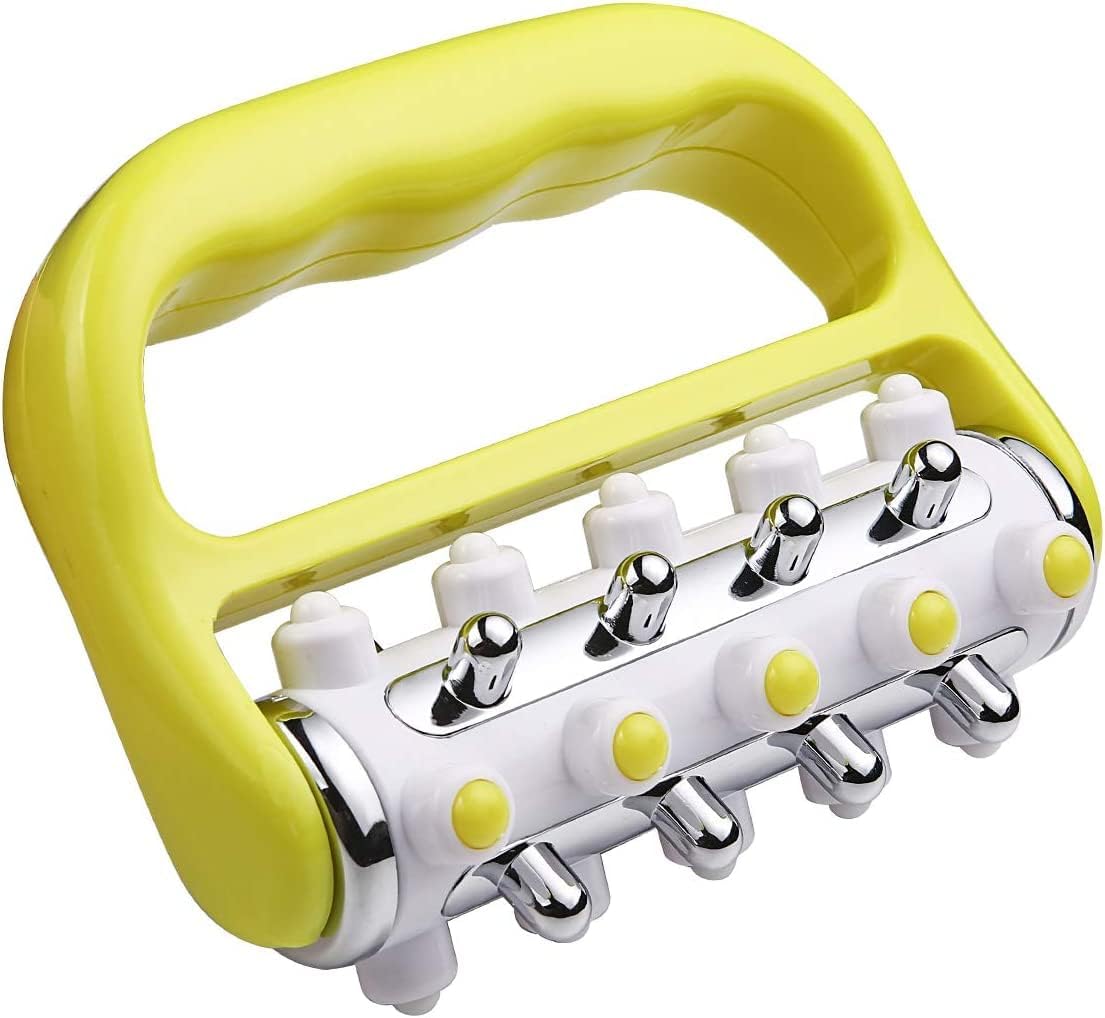 ELECDONCellulite Massager Fascia Release and Muscle Massage Roller Mini Trigger Point Deep Tissue Myofascial Release Body Therapy Body Massager Tool for Men and Women