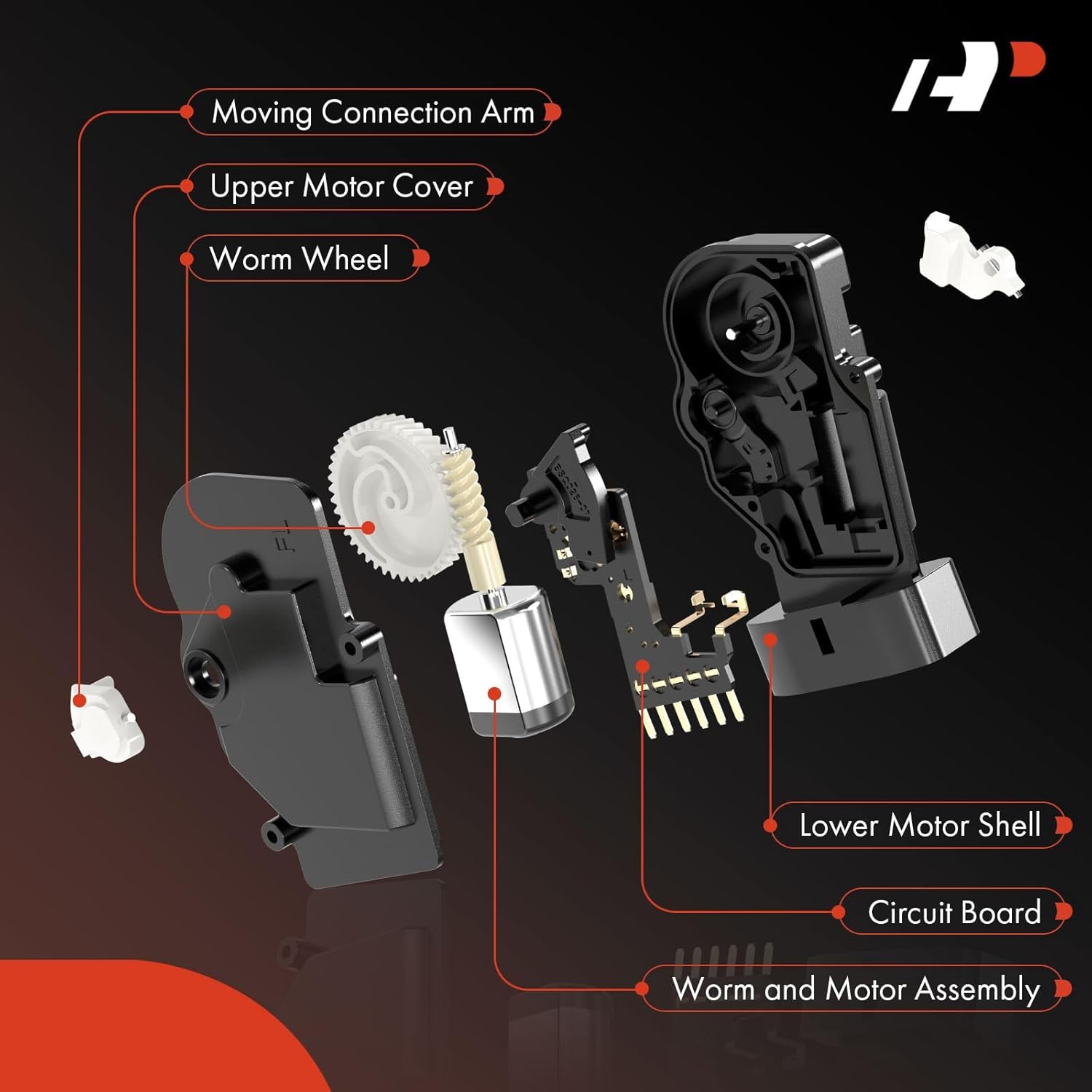 A-Premium Rear Left Driver Side Door Lock Actuator Compatible with Kia Sorento 2003-2009
