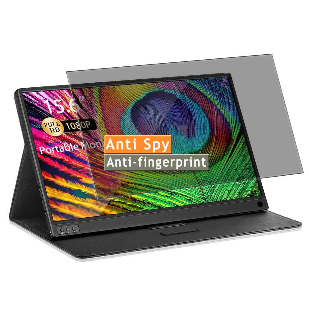 VaxsonPrivacy Screen Protector, compatible with ZSCMALLS ZSC-A15 15.6" monitor display, Anti Spy Guard Film Protectors Sticker [NOT Tempered Glass] New