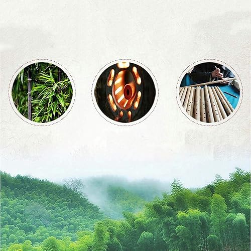 Miniatura 7 de 1 juego de flauta, gran maestro de instrumentos musicales de Fife transversal demoníaco, accesorio de cosplay Mo Dao Zu Shi Wei Wuxian Dizi (C)