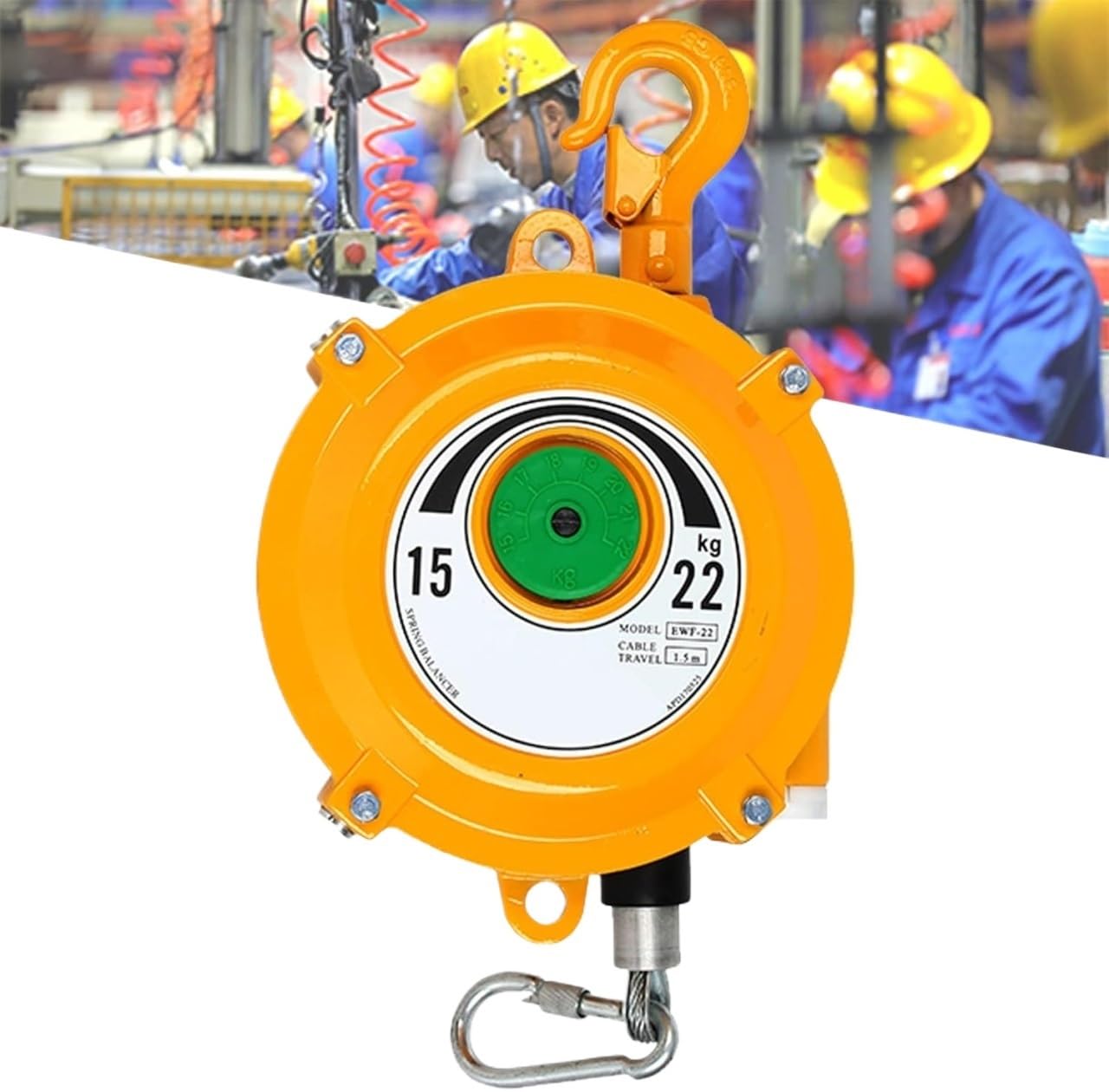 Spring Balancer, Spring Balancer Retractable Adjustable Self Locking 1-60kg(15-22kg)
