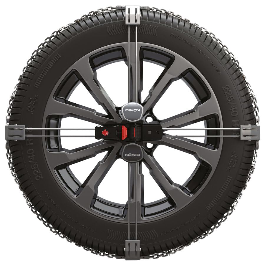 Konig 1152404 K-Summit K44 - Cadenas de Nieve (17/19 mm)