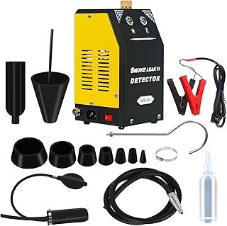 Máquina de Humo Automotriz Csttler con Bomba de Aire Integrada, Máquina de Humo - 12V DC, Detector de Fugas de Humo Automotriz para Autos, Motocicletas, Camiones, Barcos, ATVs