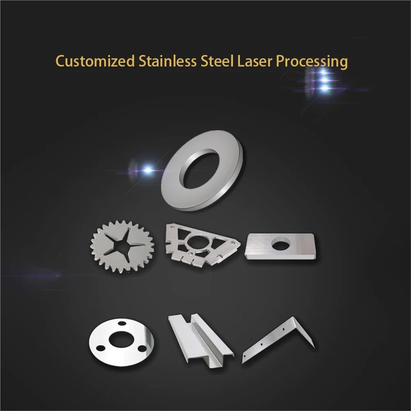 Quadratisches Plattenblech aus Edelstahl | 0,5 mm dicker Edelstahl in verschiedenen Größen for Heimwerker und Bastelarbeiten: Metallbleche(350x350mm 1PCS)