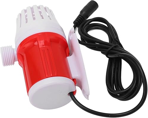 Miniatura 8 de DC 12V Bomba portátil para pecera, 20 W, bomba de agua para acuario, bomba anfibia de 1200 lh, bomba de agua sumergible para fuentes, piscina,