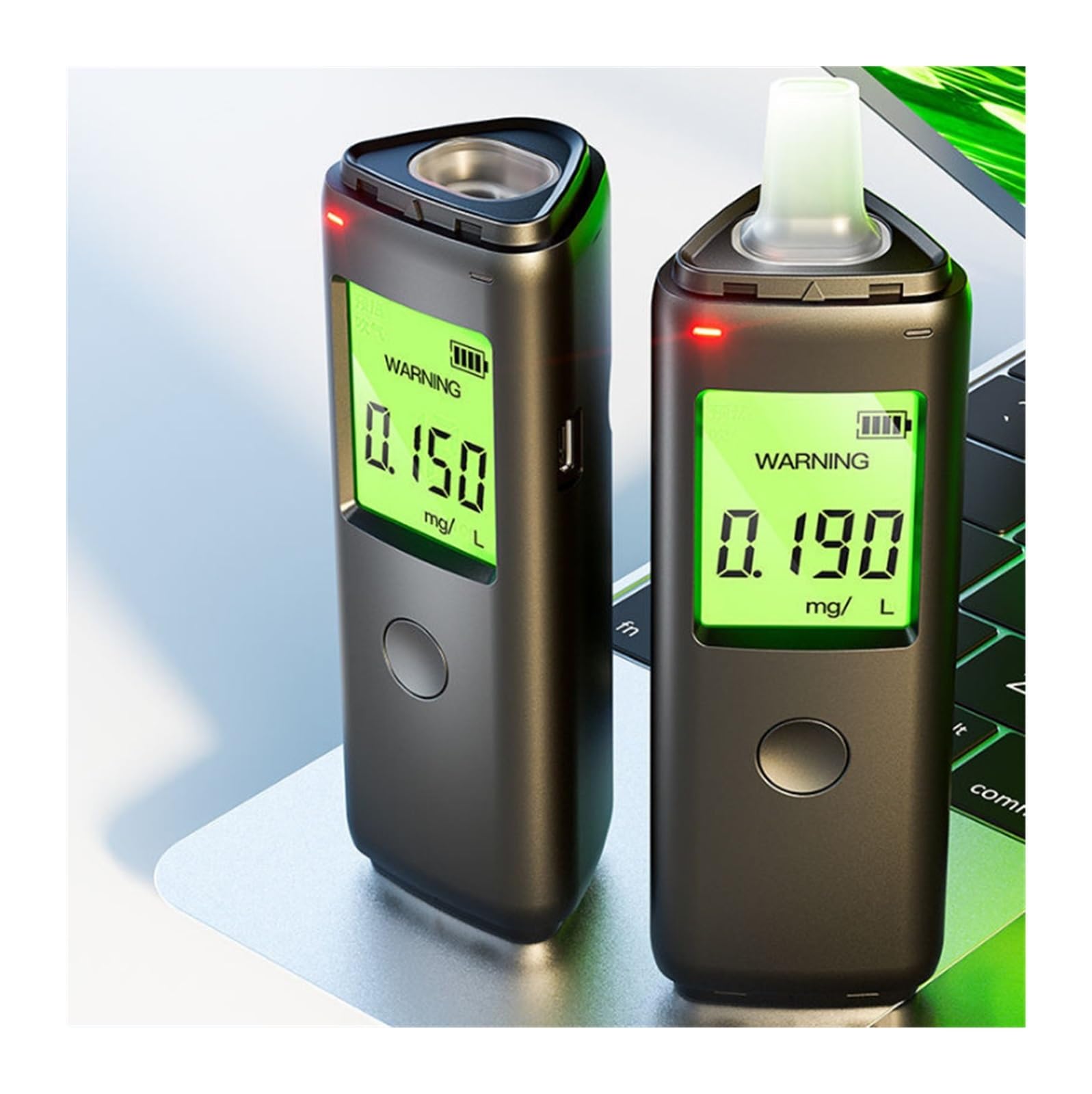 Detector de Gases, Detector de Alcohol Alta precisión con Sensor electroquímico S + Personal for el hogar Que previene la conducción en Estado ebriedad