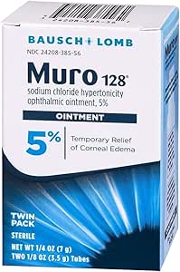 MUR0 128 Soium Chloride Hypertonicity 5% Ointment,Twin Pack 0.25 oz (7 g) (Pack of 1)