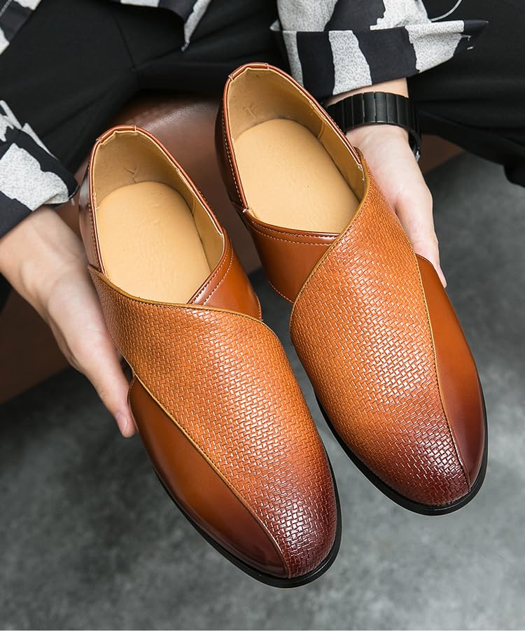 Men's Leather Sandals Hollow Closed-toe Summer Outdoor Casual Beach Shoes2