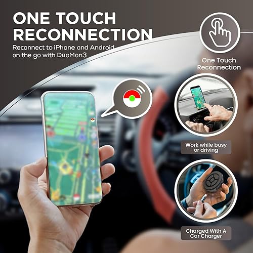 megacom DuoMon3 PRO 2025ver. 自動再接続機能1P/2P口袋自動捕手