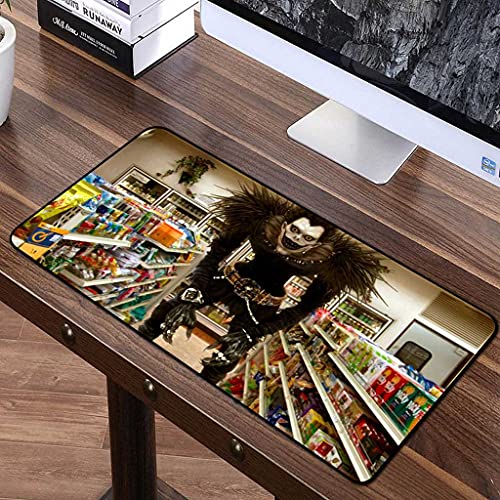 Tapis de Souris Gamer XXL avec Surface Texturée et Base Caoutchouc