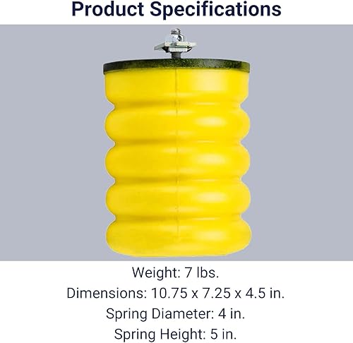 Miniatura 5 de SuperSprings SSR-205-54  SumoSprings Trasero para Chevrolet Express 25003500 GMC Savana 25003500 amarillo