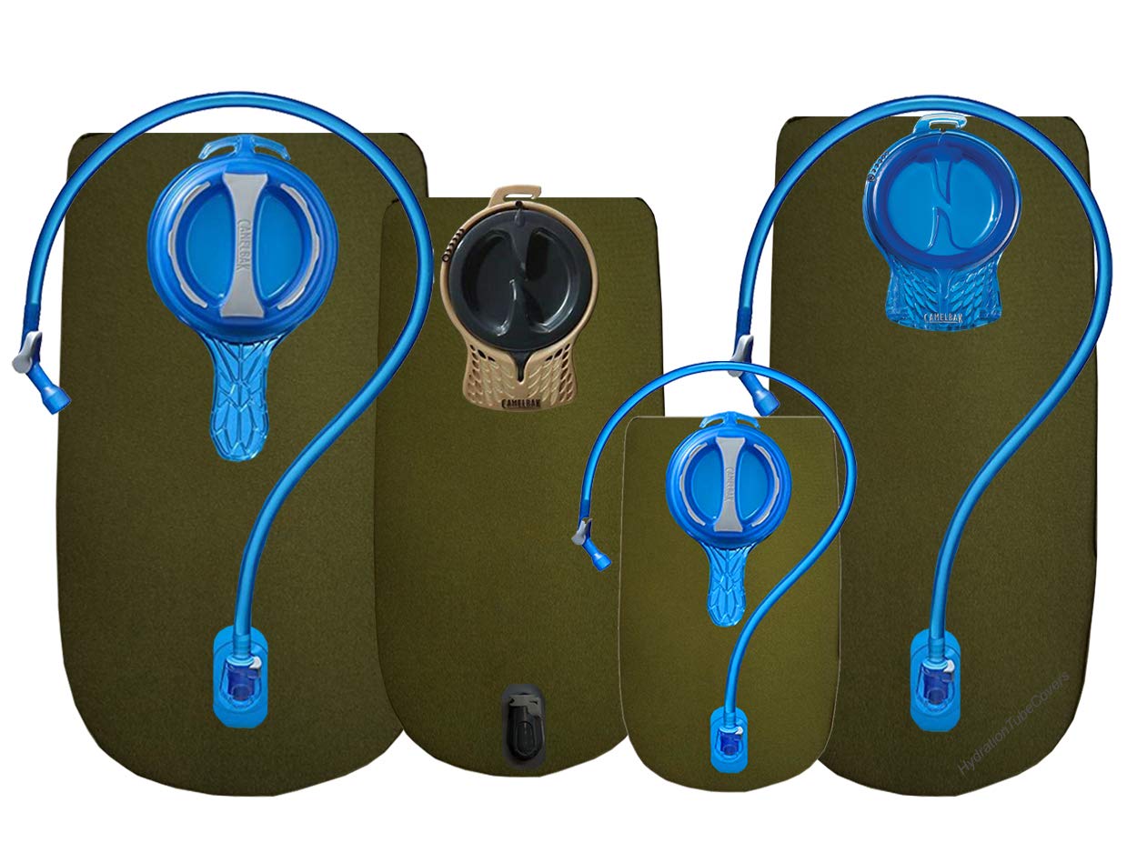 Bladder Insulators are Compatible with Camelbak Reservoir Water Bladder. Will fit MIL Spec Antidote and Crux (OD Green, Crux 50oz/1.5L)