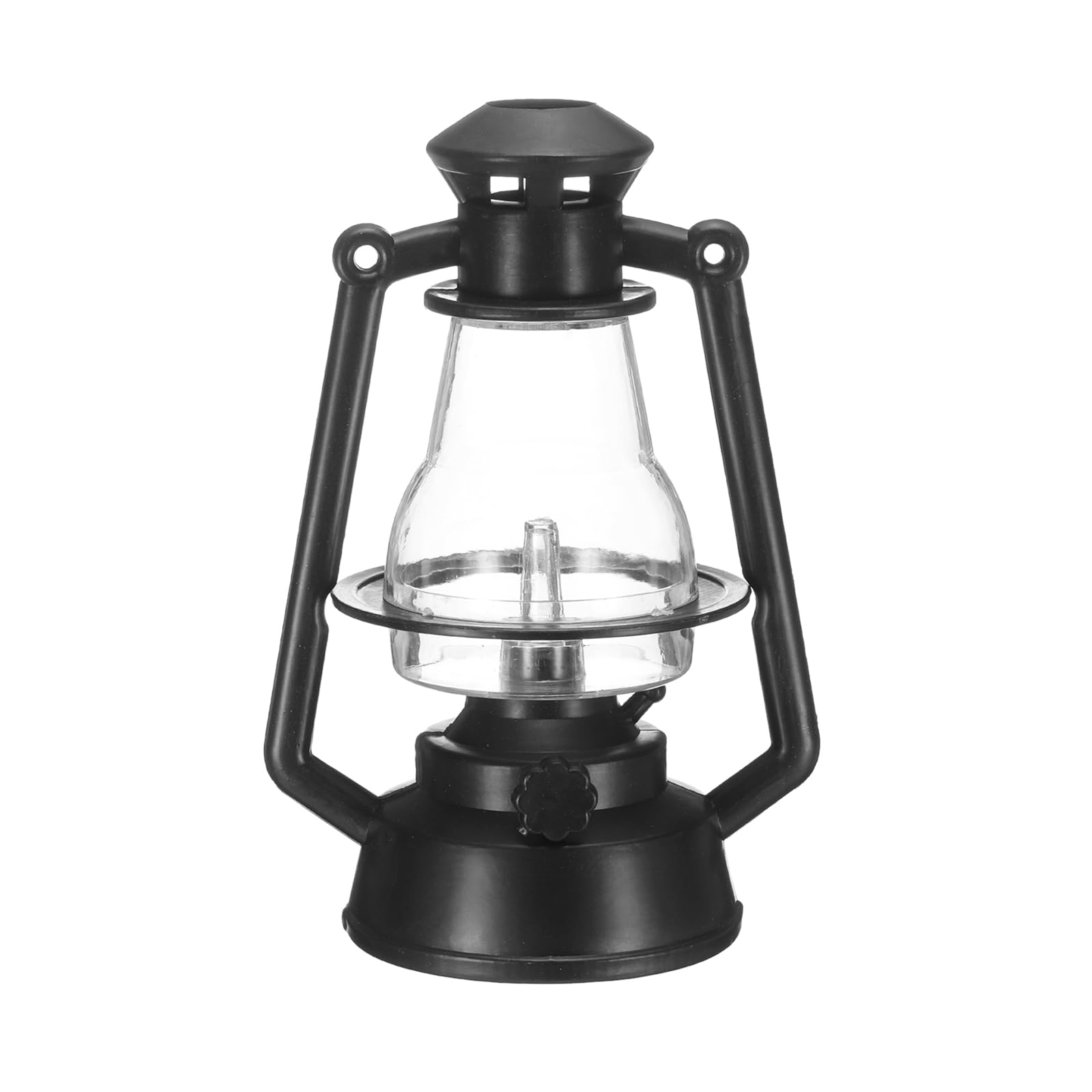 CoCud Dollhouse Miniature Lantern, 6.69" Height, Plastic Mini Vintage Hanging Kerosene Lamp Black - (Applications: for Micro Landscape Ornament Plants Pot Garden Dollhouse), 1 - Pieces