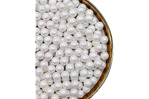 NIPEOR White Pearl Sprinkles: Exquisite Edible Pearls for Culinary Masterpieces