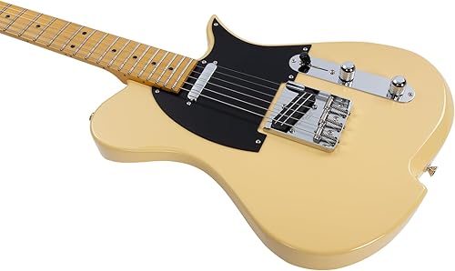 Miniatura 3 de Vola Vasti V3 MC - Guitarra eléctrica, cuerpo de ceniza, cuello de arce, trastes de níquel, cuello en C moderno, fabricado en Japón (rosa concha)