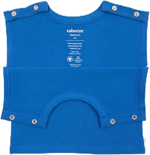 Vista 10 de Shoulder Side Snap Baby Tee with Top Snaps, As Seen on Shark Tank, 100% GOTS Organic Cotton, Toddler Boy/Girl Clothes