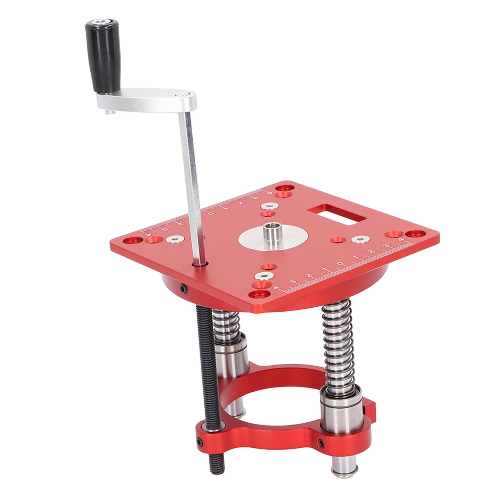 Generic Regulowany Aluminiowy System Podnoszenia Routera do Maszyn Grawerujących 65 Mm z solidną wkładką ze Stopu Aluminium