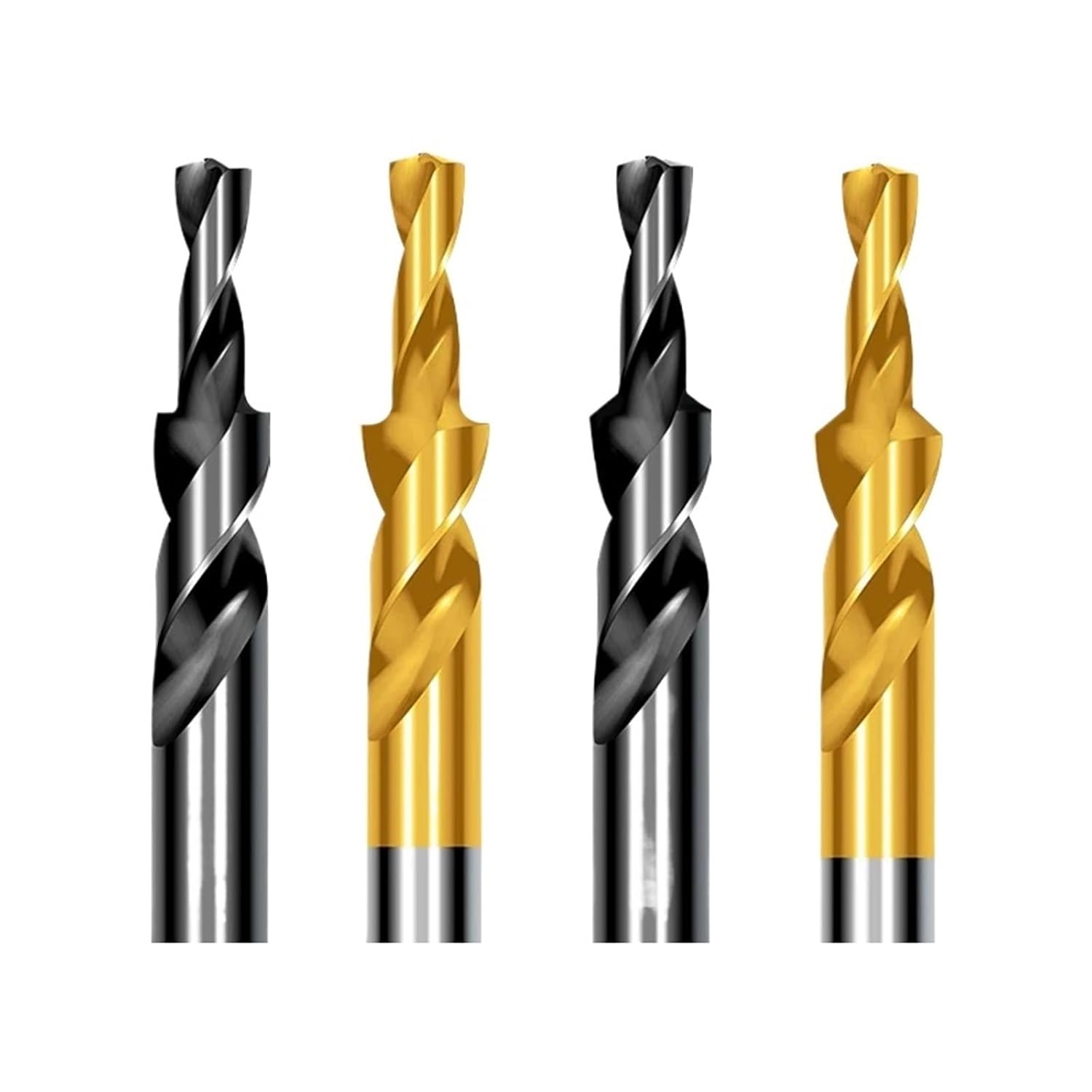 Counterbore Twist Step Drill M35 Cobalt/HSS Dual Cutting Bit HSS for Metal 90 180 Degree M3 M4 M5 M6 M8 M10 Cone Drilling Tools(M35 180Degree,M4)