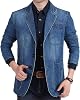 Cloudstyle Mens Casual 2 Buttons Slim Fit Jacket Lightweight Formal Business Blazer Sport Coat