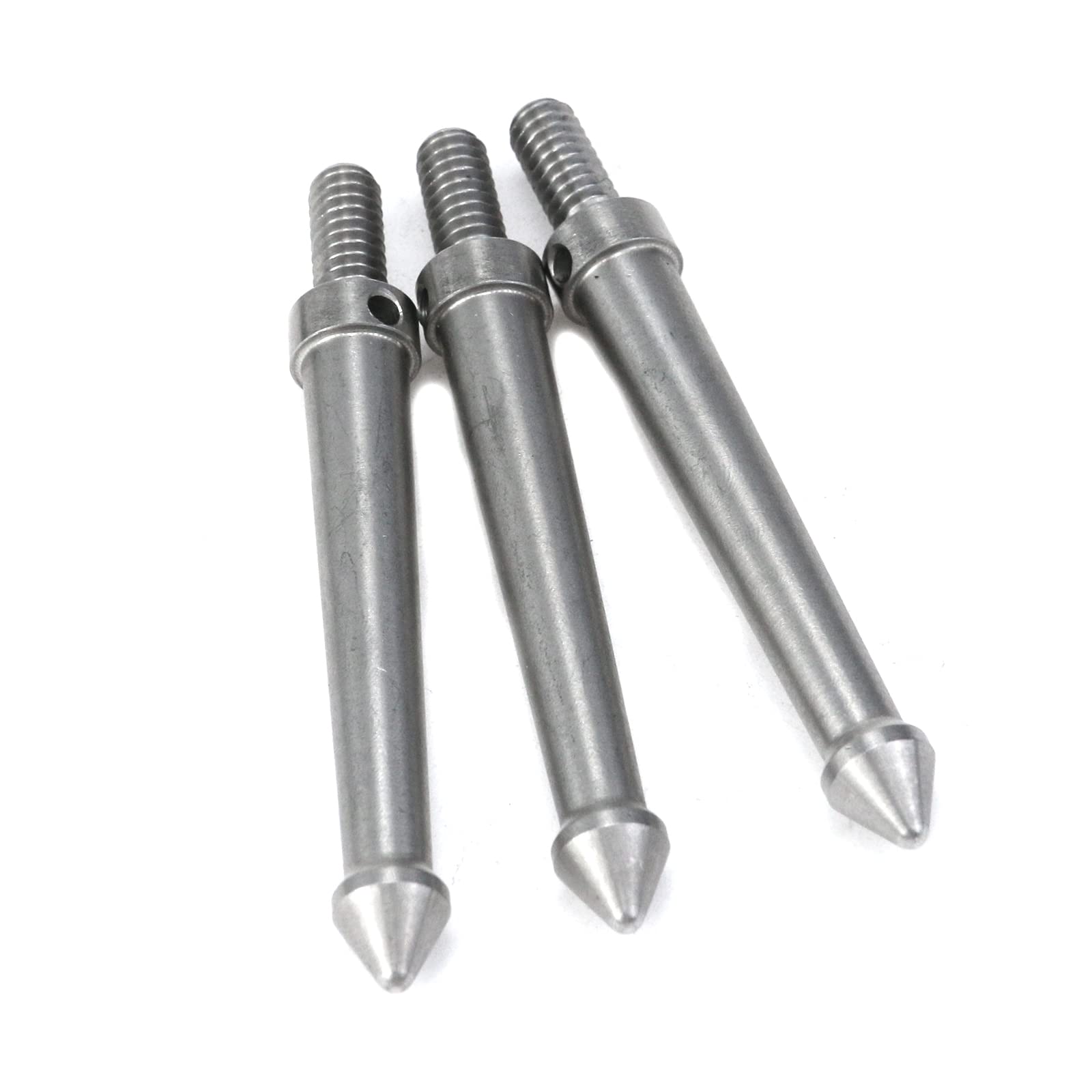 Punte Per Treppiede - 6 Pezzi In Acciaio Inox, Filettatura 1/4-20UNC, Per Terreno Sabbioso