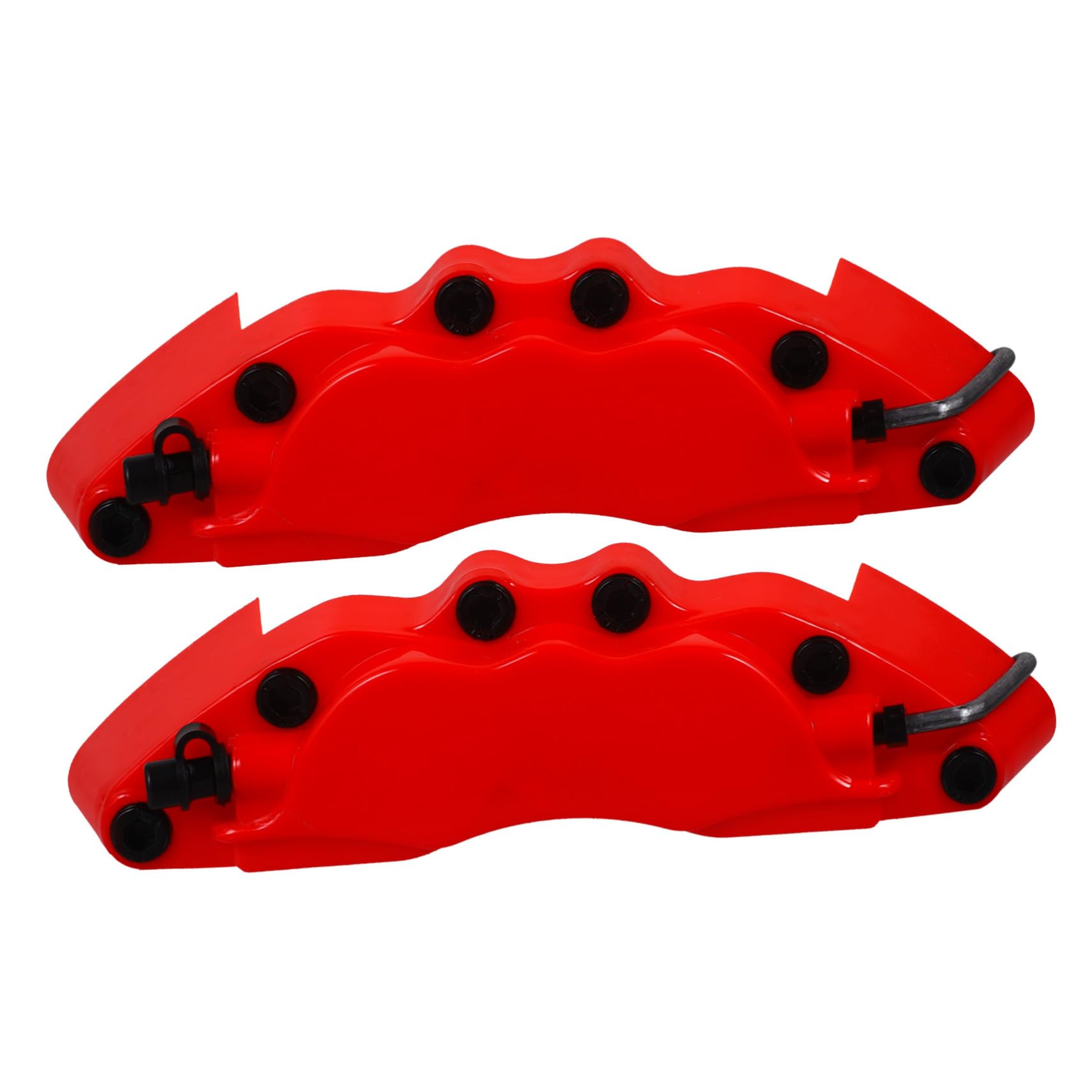Cubiertas para pinzas de freno de disco traseras delanteras decoración abs rojo