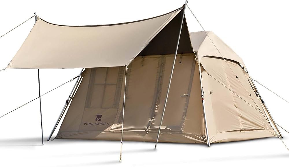 モビガーデンツールーム Amazon.co.jp: MOBI GARDEN テント 2-4人用 拡張キャノピー キャンプ