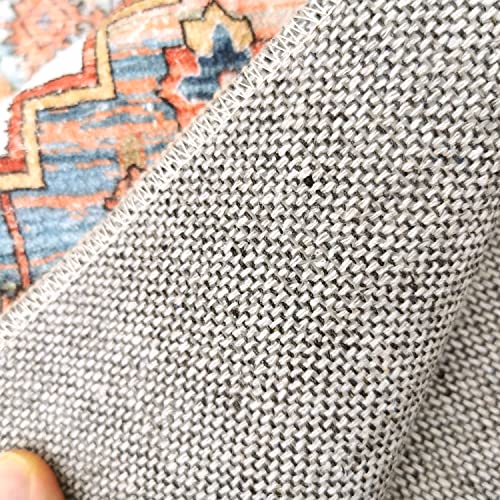 Aopota Runner Rug For Bedroom 2X6Ft Non Slip Distressed Faux Wool Area Rug Runner For Hallway Washable Carpet Floor Mat For Living Room Bedroom Kitchen Laundry Room #TOP7